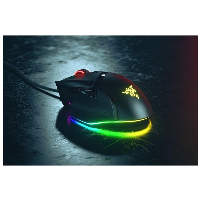 Razer Basilisk V3 Mouse da Gioco Cablato Illuminazione Chroma Completa 11 Pulsanti Programmabili Nero