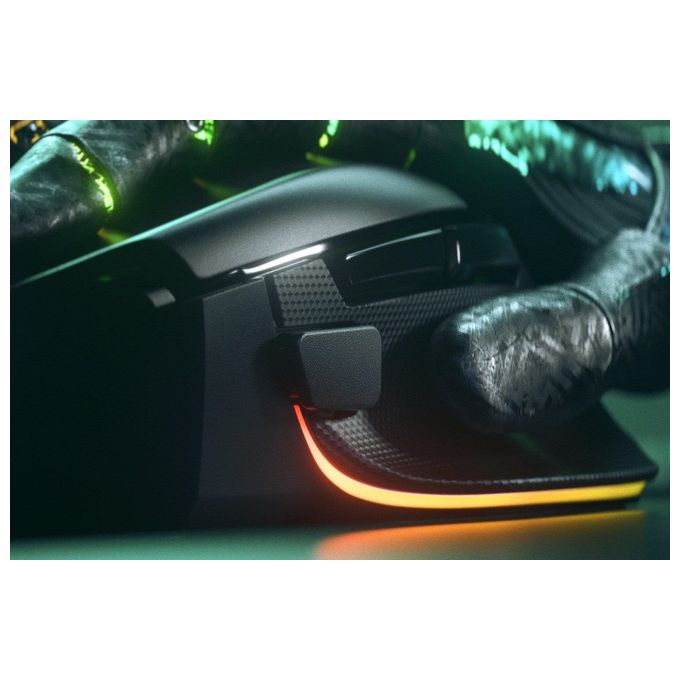Razer Basilisk V3 Mouse da Gioco Cablato Illuminazione Chroma Completa 11 Pulsanti Programmabili Nero