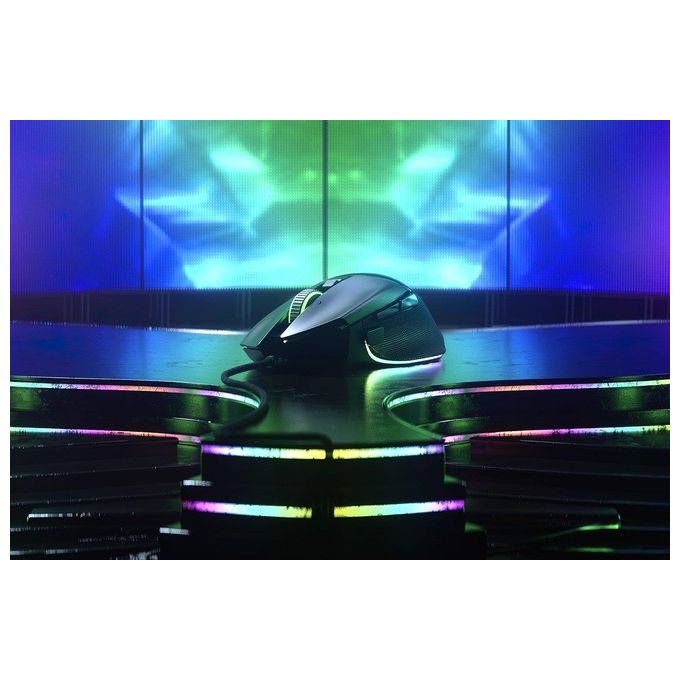 Razer Basilisk V3 Mouse da Gioco Cablato Illuminazione Chroma Completa 11 Pulsanti Programmabili Nero