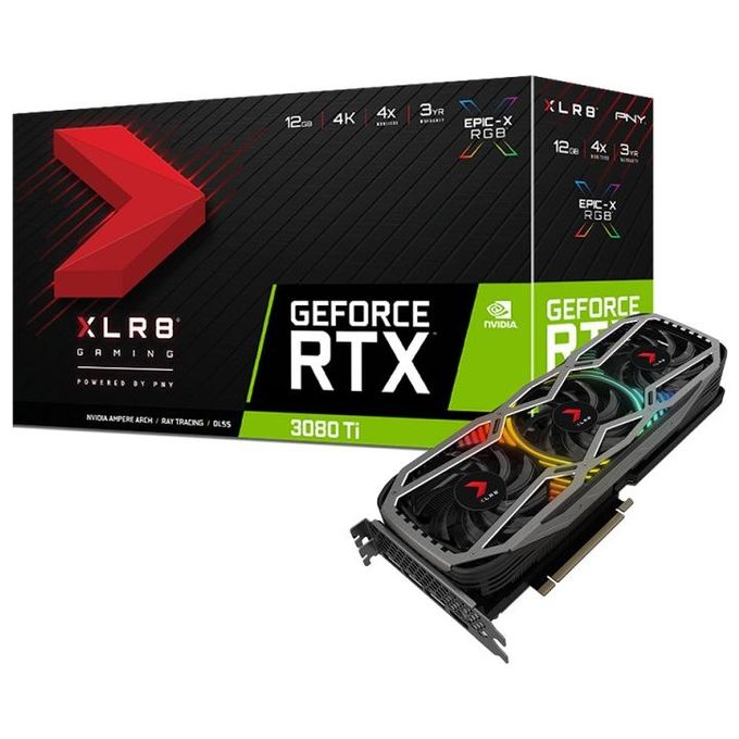 PNY VCG3080T12TFXPPB Scheda Video NVIDIA GeForce RTX 3080 Ti 12Gb GDDR6X