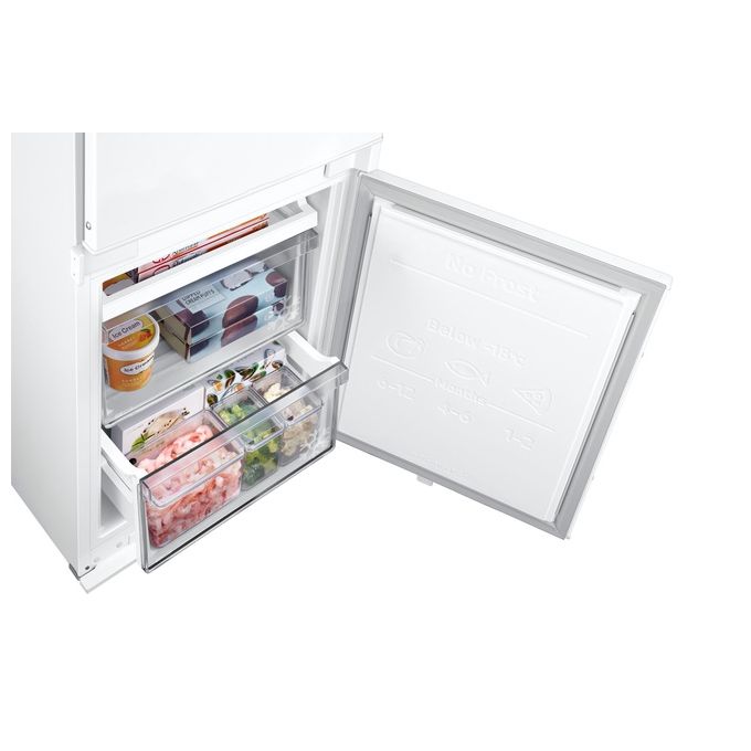 Samsung BRB30705EWW Frigorifero Combinato ad Incasso capacita'298 Litri Classe Energetica E No Frost Twin Cooling Plus 193,5 cm Bianco