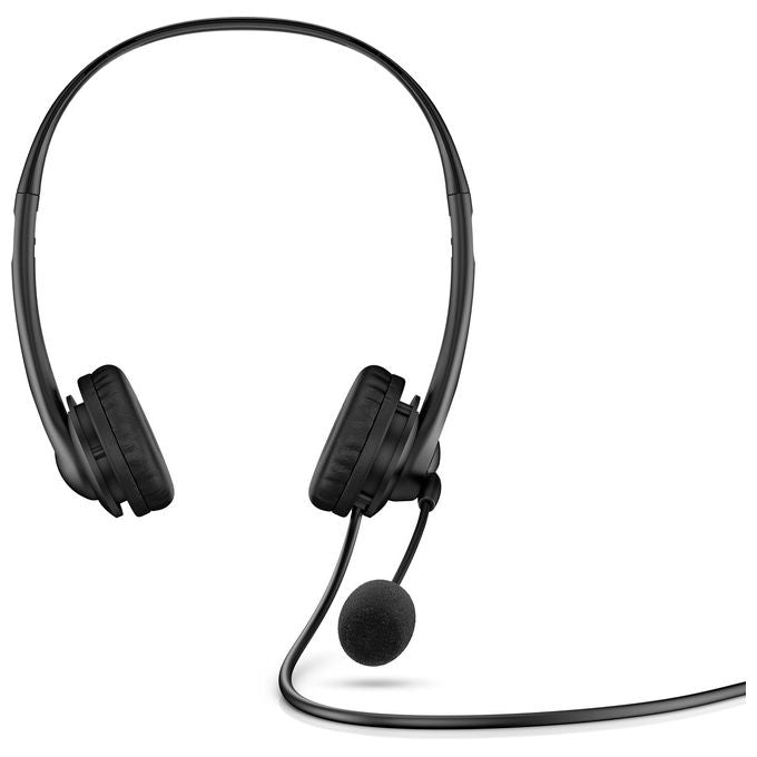 HP Stereo USB Headset G2 Auricolare Cablato a Padiglione Ufficio Nero