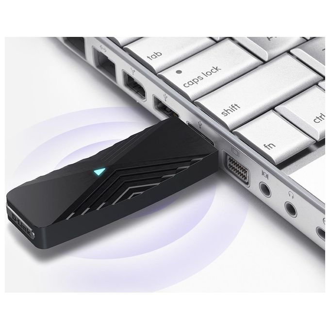 D-Link DWA-X1850 Adattatore Wi-Fi 6 USB 1800 Mbit-s Dual-band Nero
