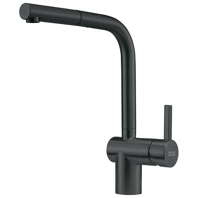 Franke Atlas Neo Doccia Miscelatore monocomando con canna alta girevole 180° e doccetta monogetto Nero 115.0550.427