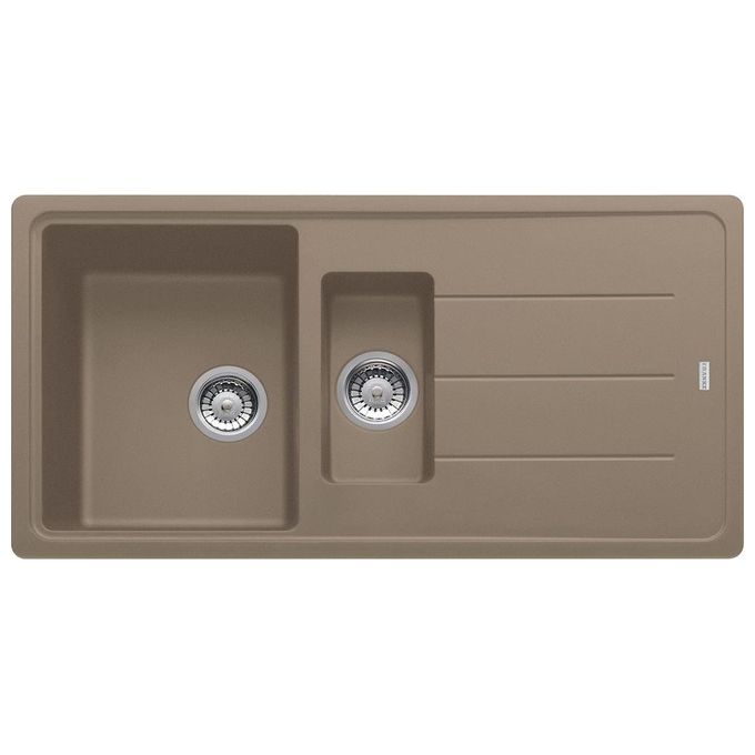 Franke Lavello Granite BFG 651 3 1-2 WWK REV WOF OYSTER 1 Vasca + Vaschetta + Scolapiatti 97 cm Reversibile 114.0490.338