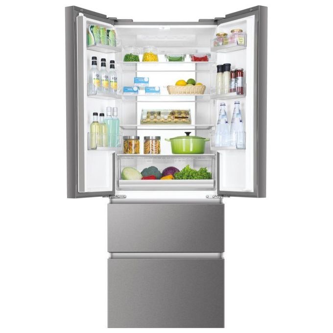 Haier HB 17 FPAAA Frigorifero Combinato Libera Installazione 446 Litri Classe Energetica E Acciaio Inossidabile