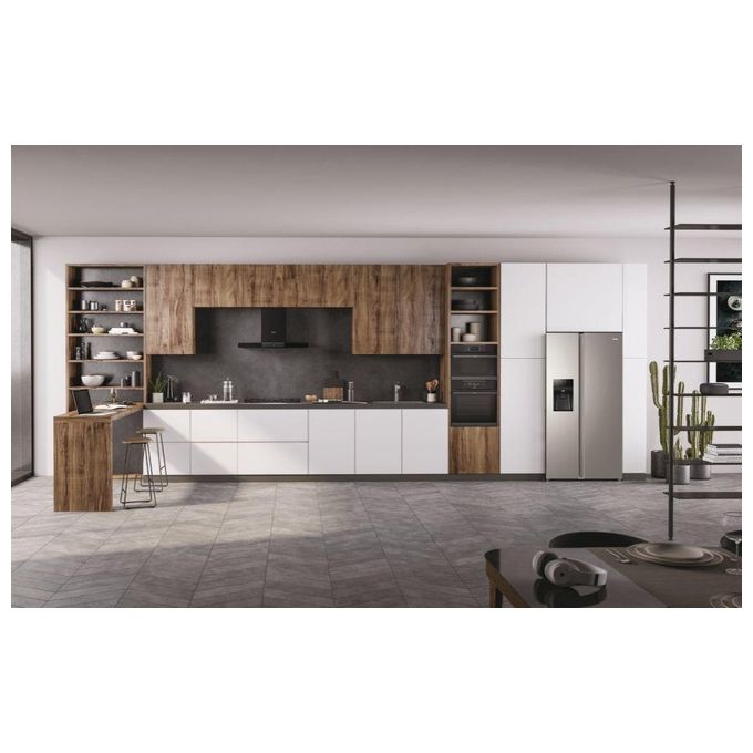 Haier HSR3918FIMP Serie 3 Frigorifero Side by Side 2 porte Total No Frost 504 Litri Compressore Inverter Inox Classe F