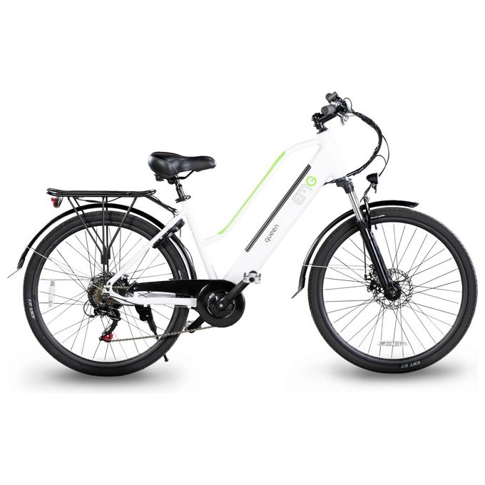 Emg E-Bike Queen Cy26abi White Ruote 26'' Batteria 36V 10ah Motore 250W Autonomia 50-60km