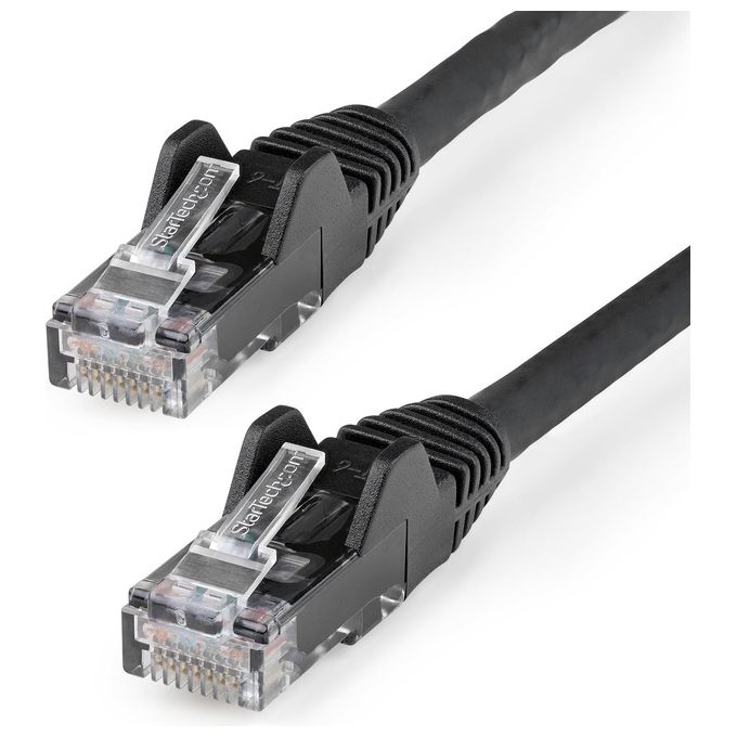 StarTech.com Cavo Ethernet CAT6 da 10mt LSZH 10 Gigabit 650MHz 100W PoE RJ45 Nero