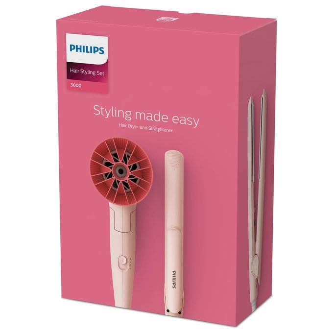 Philips 3000 Series Set per Styling dei Capelli Accessorio Thermoprotect 1600W
