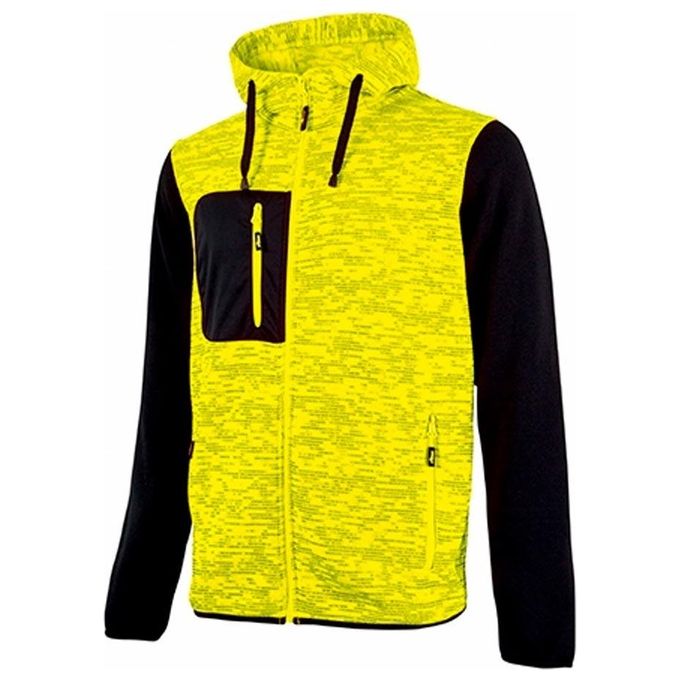 U-Power Felpa Giallo Fluo Taglia XXL Rainbow
