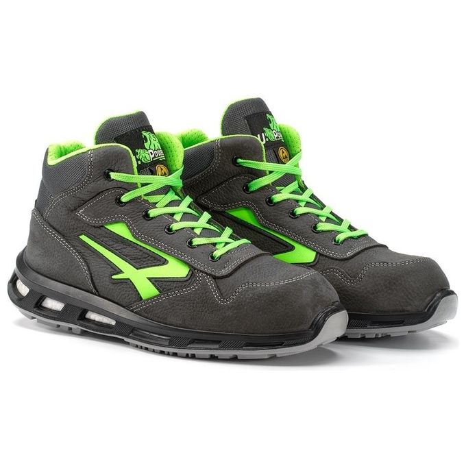 U-Power Scarpe antinfortunistiche HUMMER S3 CI Nero-Verde taglia 43