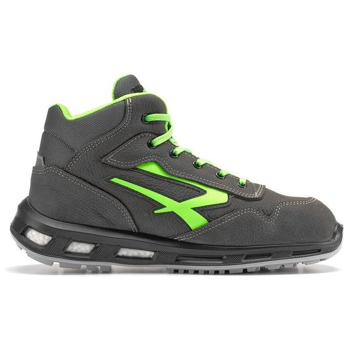 U-Power Scarpe antinfortunistiche HUMMER S3 CI Nero-Verde taglia 42