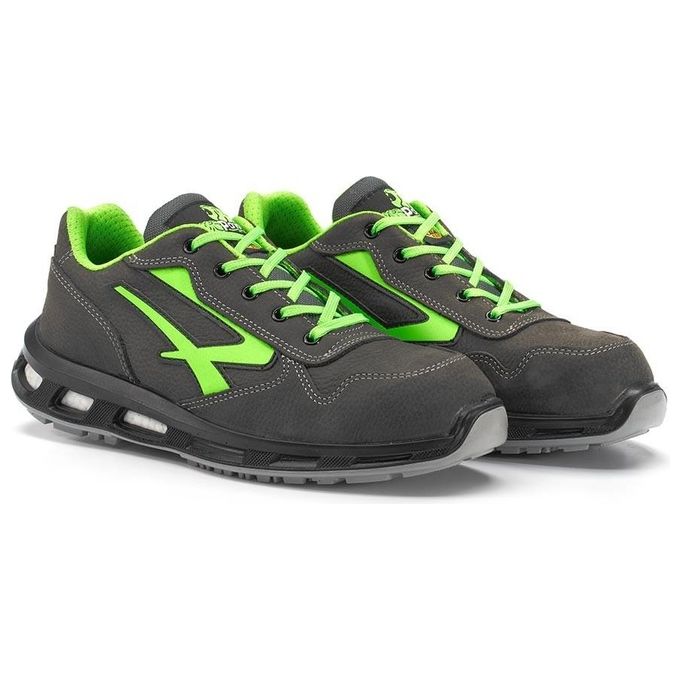 U-Power Scarpe Antinfortunistiche Yoda Ci Nero-Verde Taglia 41