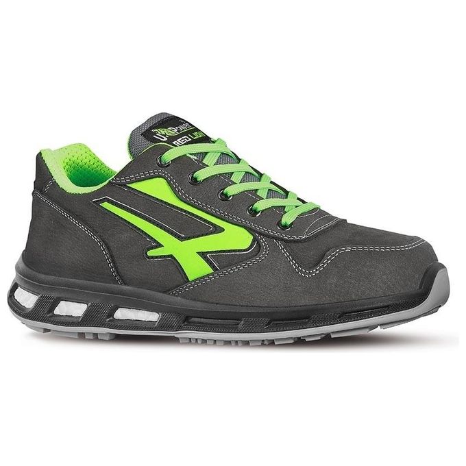 U-Power Scarpe Antinfortunistiche Yoda Ci Nero-Verde Taglia 44