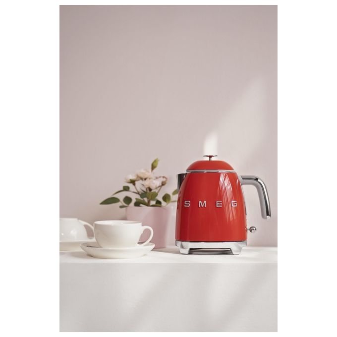 Smeg KLF05RDEU Bollitore 0.8 Litri Stile Rosso 50's Style