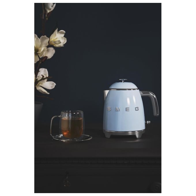 Smeg KLF05PBEU Bollitore 0.8 Litri Stile Blu 50's Style