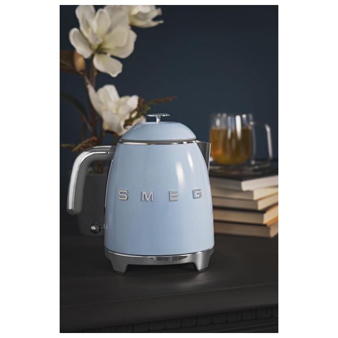Smeg KLF05PBEU Bollitore 0.8 Litri Stile Blu 50's Style