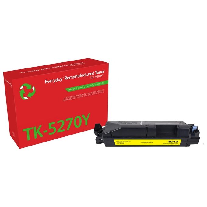 Everyday di Xerox Toner Rigenerato Giallo Compatibile con Kyocera Tk-5270y