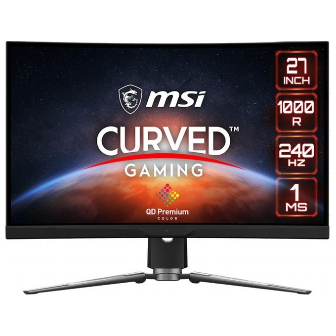 [ComeNuovo] MSI Monitor 27'' LED VA Curvo Gaming MPG Artymis 273CQRX-QD 2560x1440 WQHD Tempo di Risposta 1 ms Frequenza di Aggiornamento 240 (Hz) Nero