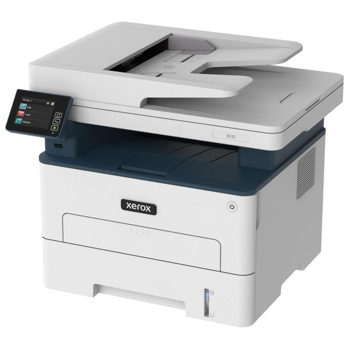 Xerox B235 Multifunzione Laser A4 Copia Stampa Scansione Fax 34ppm Bianco e Nero, Wireless con Stampa Fronte Retro, Pannello Touch a Colore