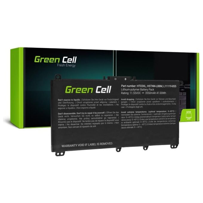 Green Cell Batteria per Notebook HT03XL L11119-855 per HP
