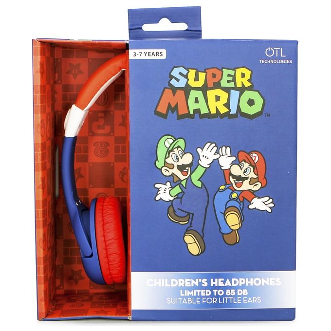4Side Super Mario Cuffie Gaming per Bambino