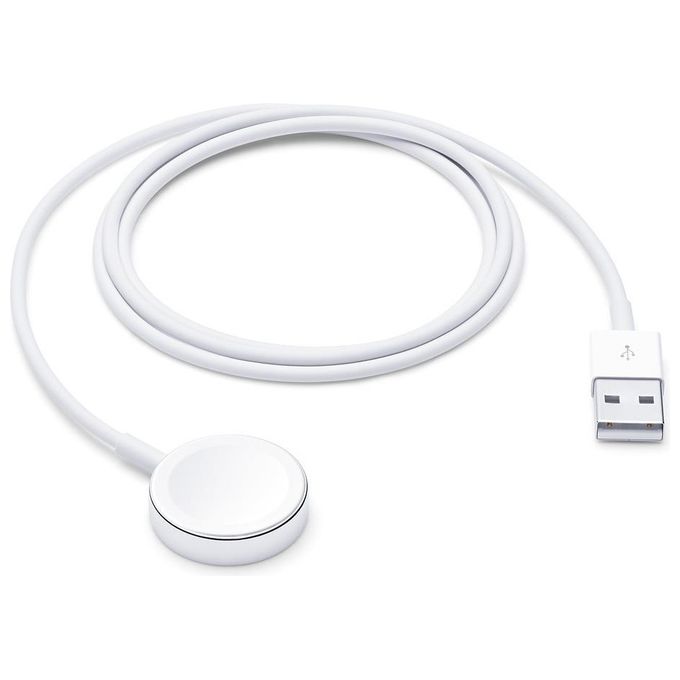 Apple, Cavo di Ricarica Magnetico, 1 m, Bianco, USB, per Apple Watch