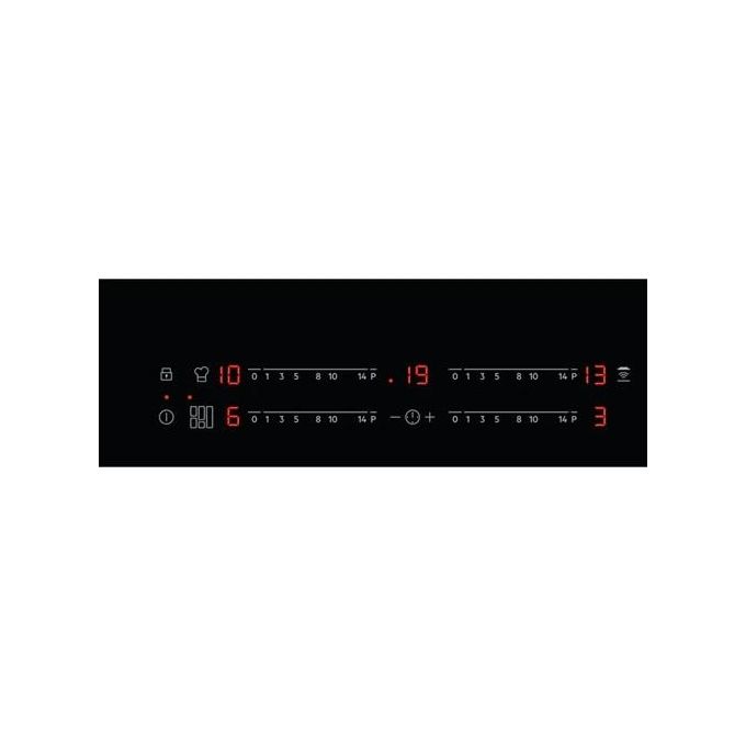 AEG IKE64473IB Serie 6000 MultiBridge - Piano cottura a induzione, 60 cm, 4 zone, funzione MultiBridge, Nero