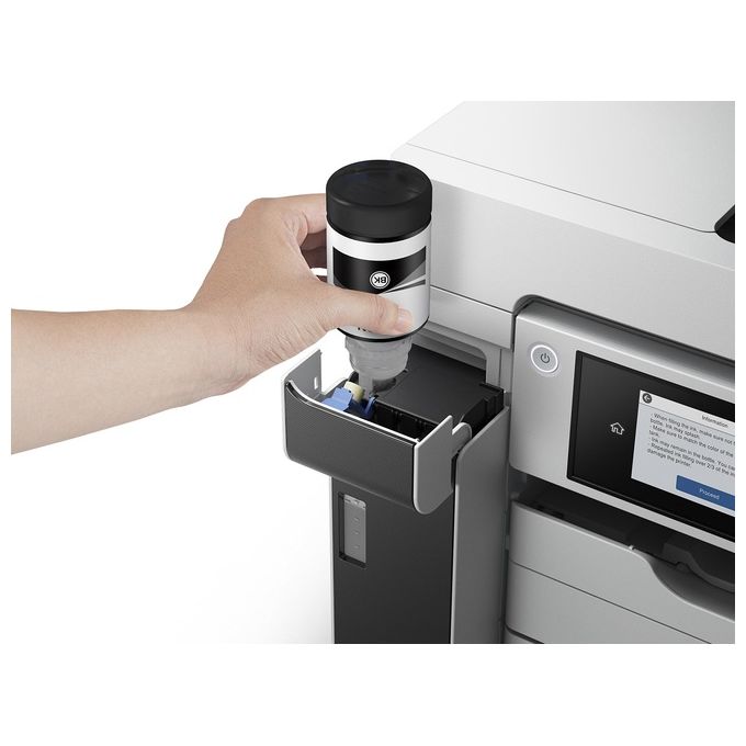 Epson C11CJ41405 EcoTank Pro ET-M16680 Stampante Multifunzione Inkjet Monocromatica A3 Wi-Fi Ethernet USB Touchscreen 25 ppm Fronte Retro Automatico colore Nero