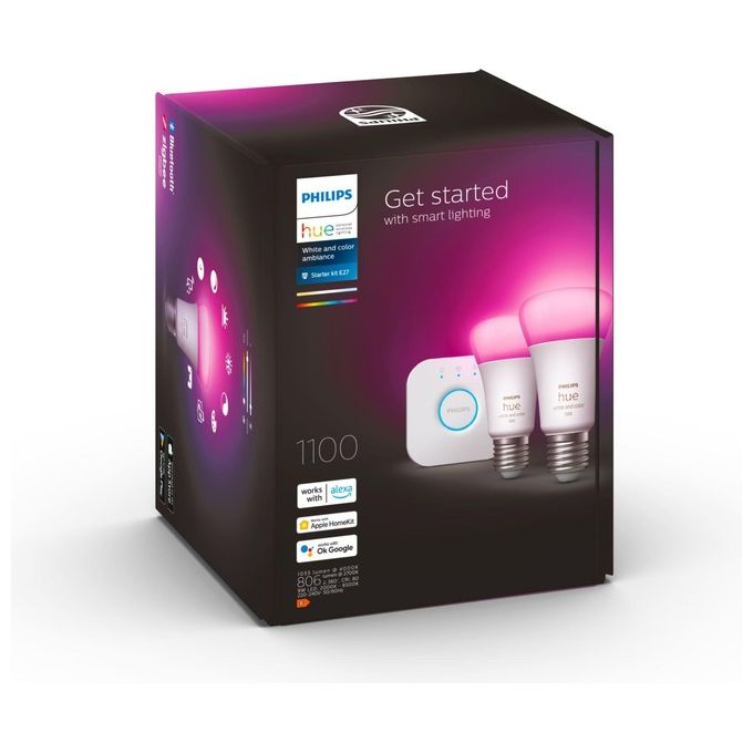 Philips Hue White and Color ambiance Starter Kit E27
