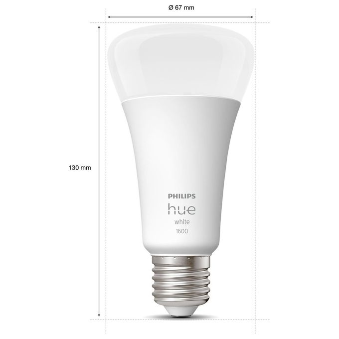 Philips Hue White Lampadina e27 15.5W
