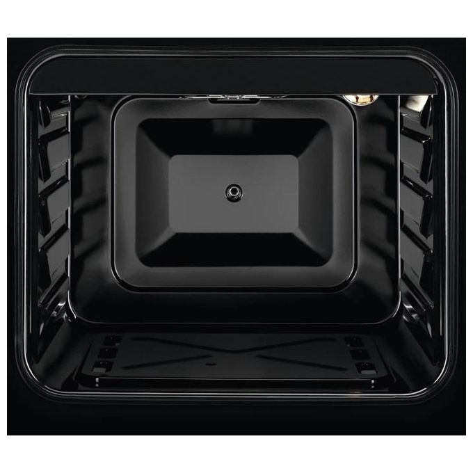 Electrolux LKK500000W - Cucina a gas con forno elettrico statico, 50 cm, 56 L, Classe A, 4 fuochi, accensione elettronica, vano portaoggetti, Bianco