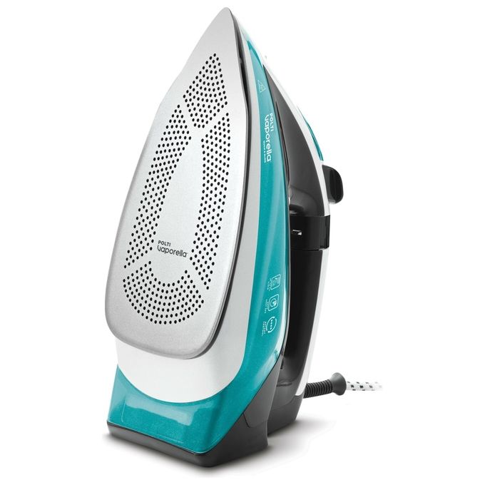 Polti Vaporella QuickandSlide QS220 Ferro da Stiro a Vapore 350 ml 2400 W 40 g-min Colpo di Vapore 250g Display Digitale Piastra Pro-Steam