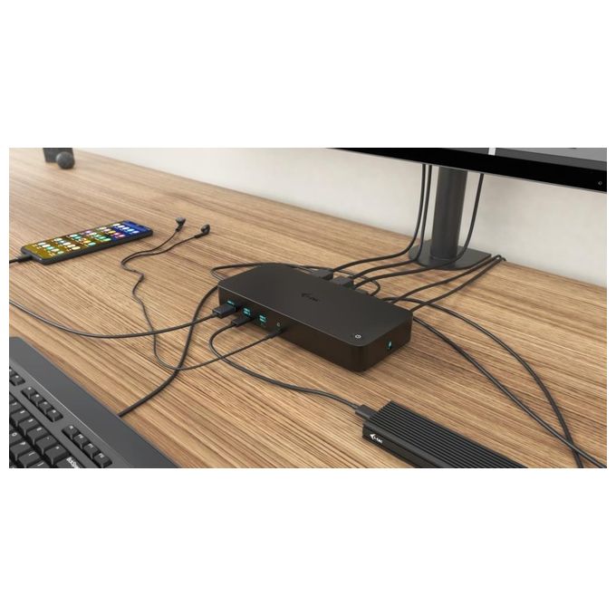 I-Tec Usb 3.0 - Usb-C - Thunderbolt 3x 4k Docking Station  Power Delivery 100W