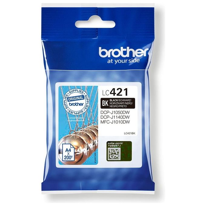 Brother LC-421BK Cartuccia d'Inchiostro Originale Nero