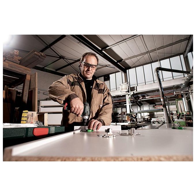 Metabo POWERMAXX BS BASIC Trapano Avvitatore a Batteria 1400 Giri-min Senza Chiave 800 g Nero-Rosso