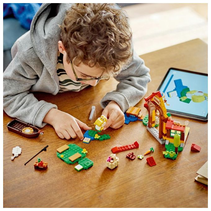 LEGO Super Mario 71422 – Picnic a Casa di Mario, Set di Espansione 259 Pezzi con Personaggi di Mario, Yoshi e Goomba, Eta' 6+