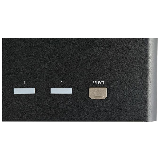 StarTech.com KVM Switch Displayport a Due Porte e Triplo Monitor Dp Commutazione con Tasti di Scelta Rapida