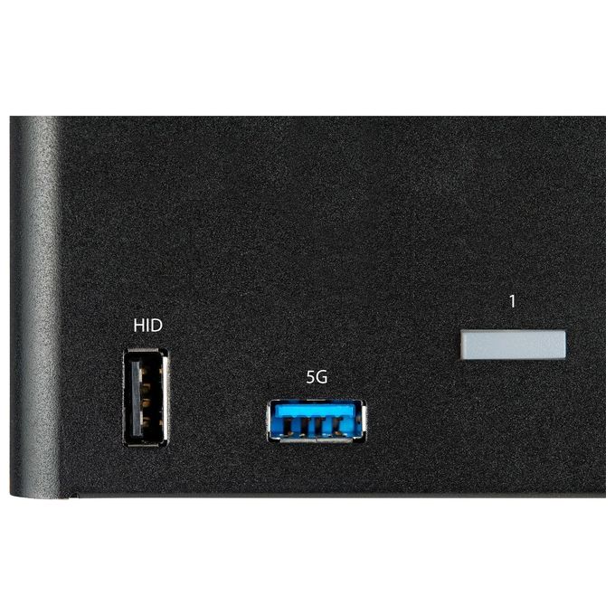 StarTech.com KVM Switch Displayport a Due Porte e Triplo Monitor Dp Commutazione con Tasti di Scelta Rapida