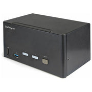 StarTech.com KVM Switch Displayport a Due Porte e Triplo Monitor Dp Commutazione con Tasti di Scelta Rapida