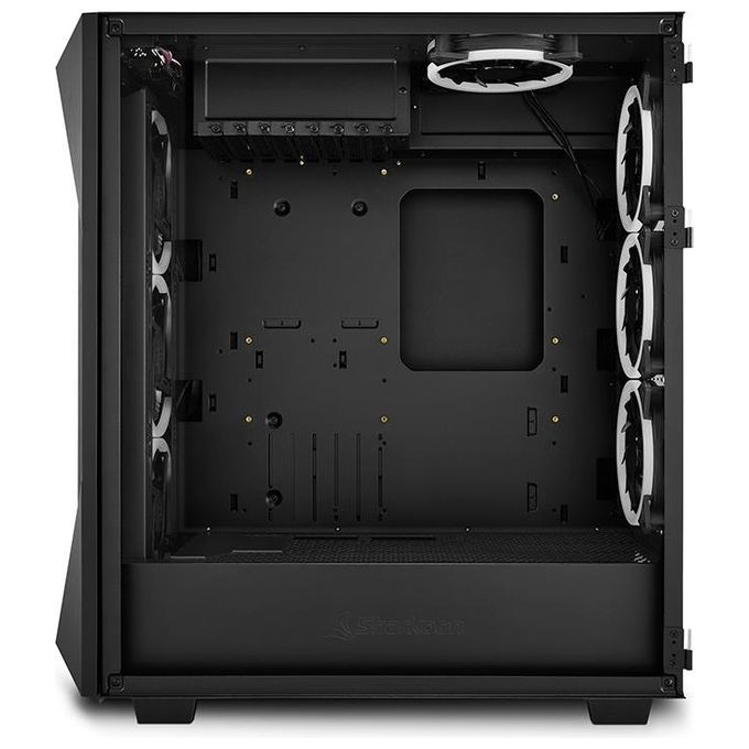 Sharkoon Cabinet atx Sharkoon 8slot 50,1x23,8x55cm 4x3,5' 5x2,5' 2xusb3.0 4xvent-rgb-120mm 3xvent-rgb-140mm Finestra Laterale