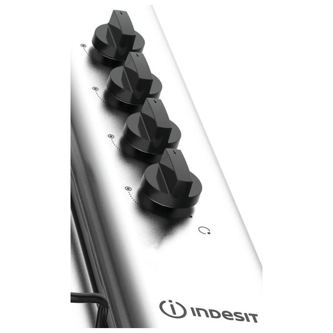 Indesit PAA 642 IX-I WE1 Piano Cottura Acciaio Inossidabile da Incasso 58cm a Gas 4 Fornelli