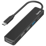 Hama Hub USB Type C con HDMI Nero