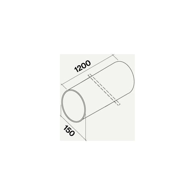 Falmec Kit Accessori Tubo Tondo Rigido 150mm