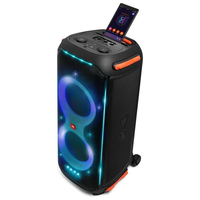 JBL PartyBox 710 Cassa Altoparlante Wireless Bluetooth con Effetti Luce Speaker Portatile Impermeabile IPX4 Ingressi Microfono e Strumenti Nero