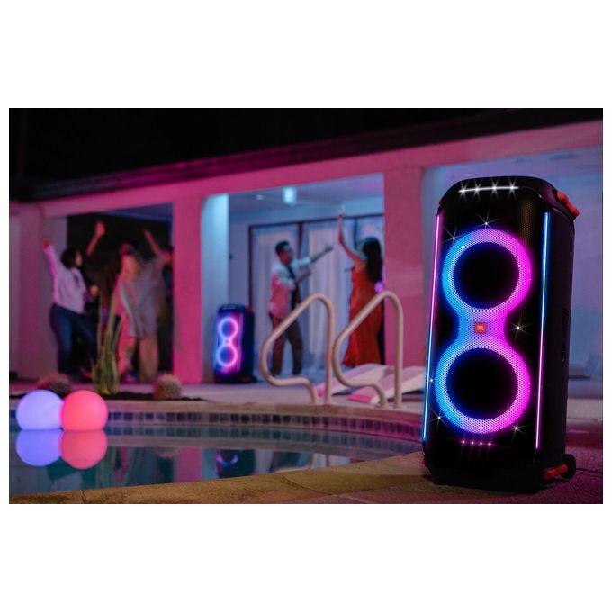 JBL PartyBox 710 Cassa Altoparlante Wireless Bluetooth con Effetti Luce Speaker Portatile Impermeabile IPX4 Ingressi Microfono e Strumenti Nero