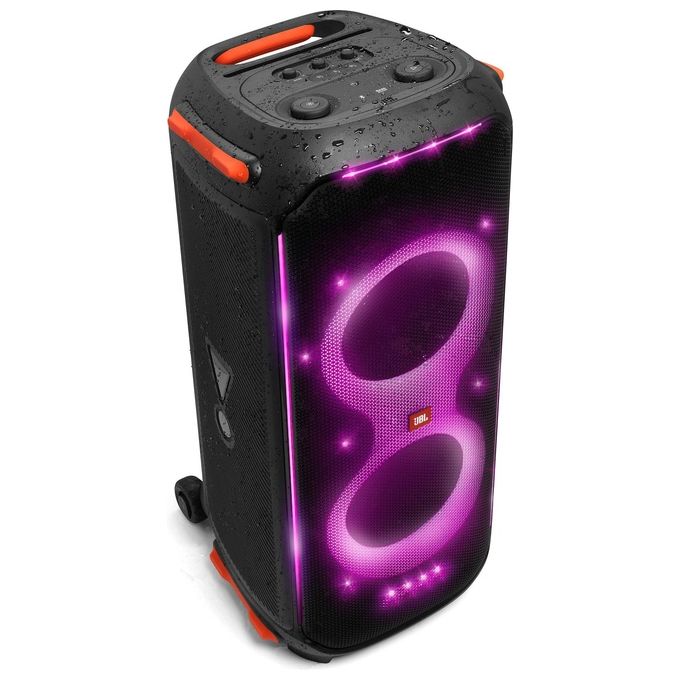 JBL PartyBox 710 Cassa Altoparlante Wireless Bluetooth con Effetti Luce Speaker Portatile Impermeabile IPX4 Ingressi Microfono e Strumenti Nero