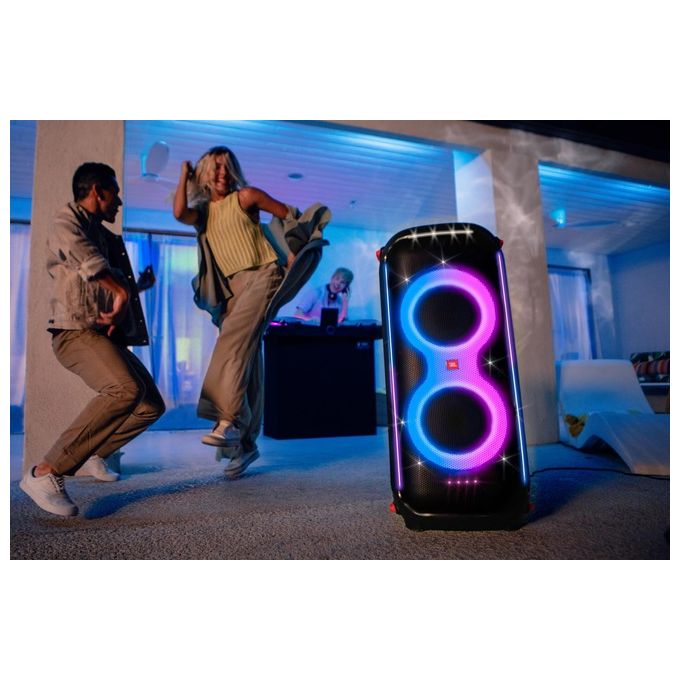 JBL PartyBox 710 Cassa Altoparlante Wireless Bluetooth con Effetti Luce Speaker Portatile Impermeabile IPX4 Ingressi Microfono e Strumenti Nero
