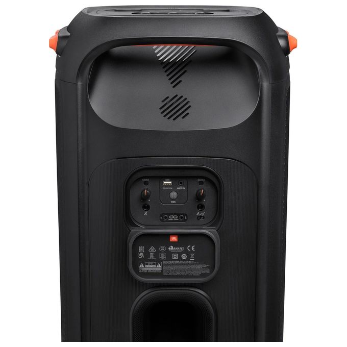 JBL PartyBox 710 Cassa Altoparlante Wireless Bluetooth con Effetti Luce Speaker Portatile Impermeabile IPX4 Ingressi Microfono e Strumenti Nero